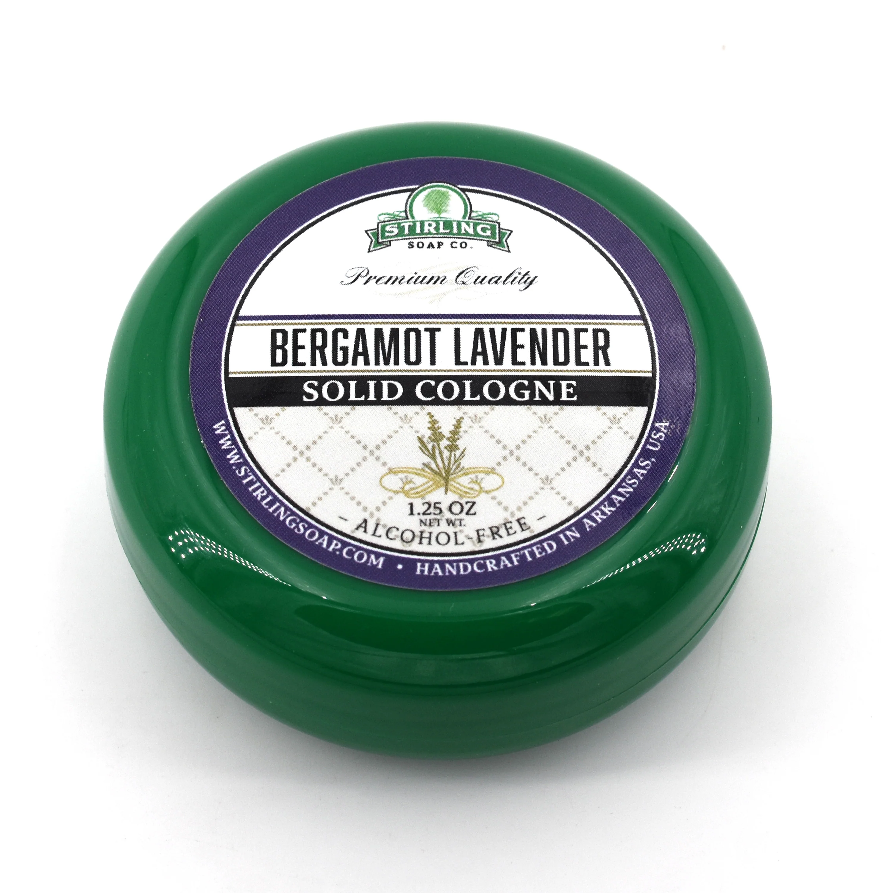 Bergamot Lavender - Solid Cologne Jar