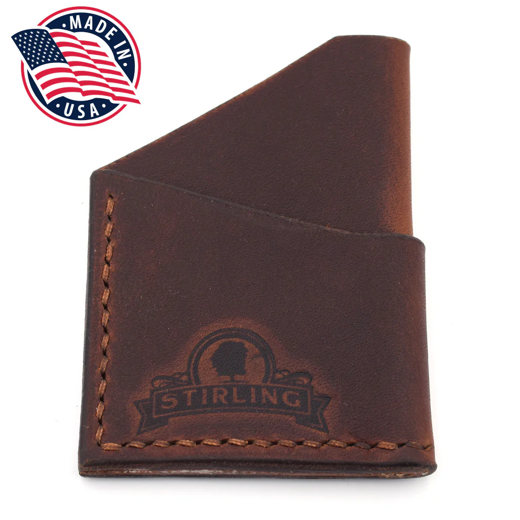 Card Wallet (Brown Threading)