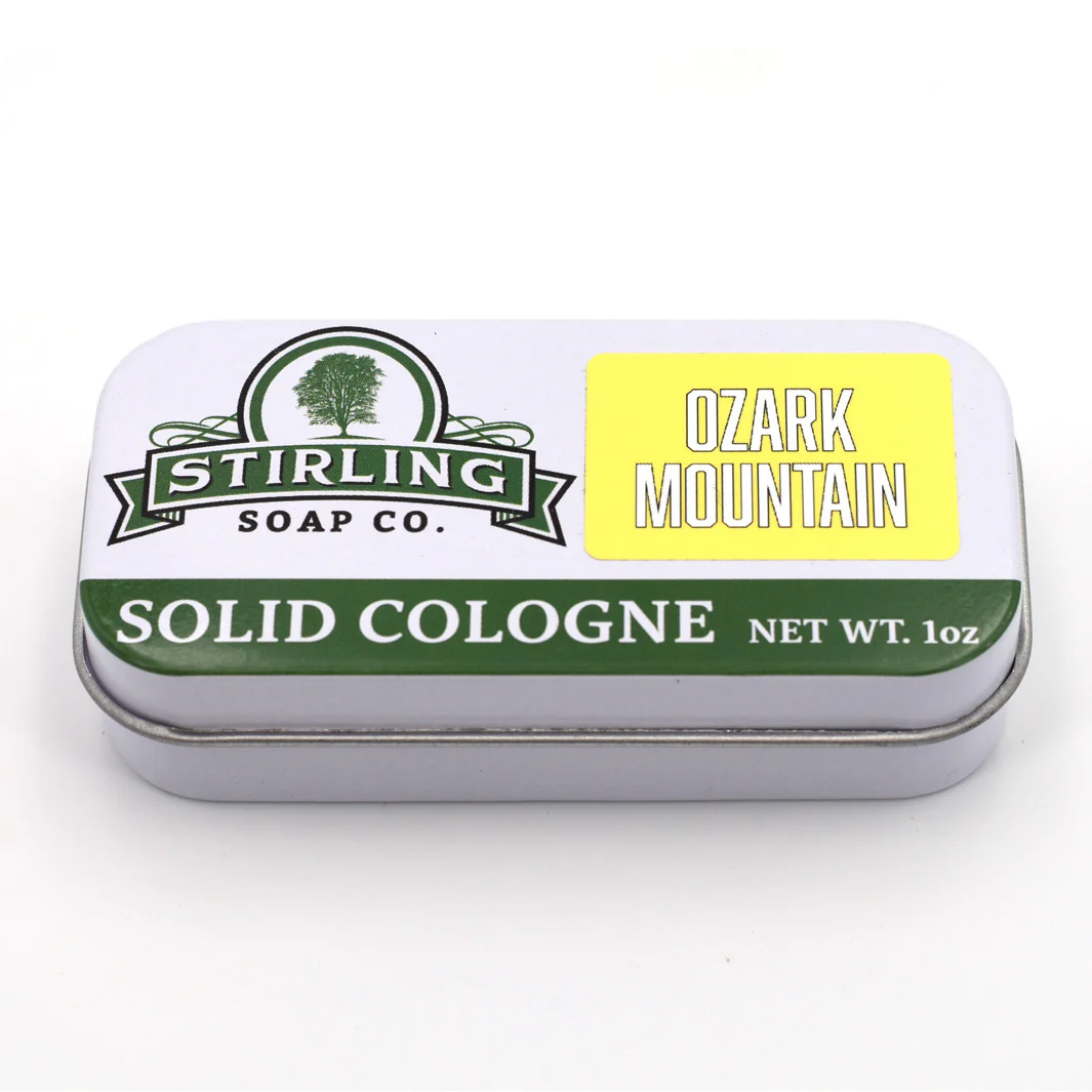 Ozark Mountain - Solid Cologne Tin
