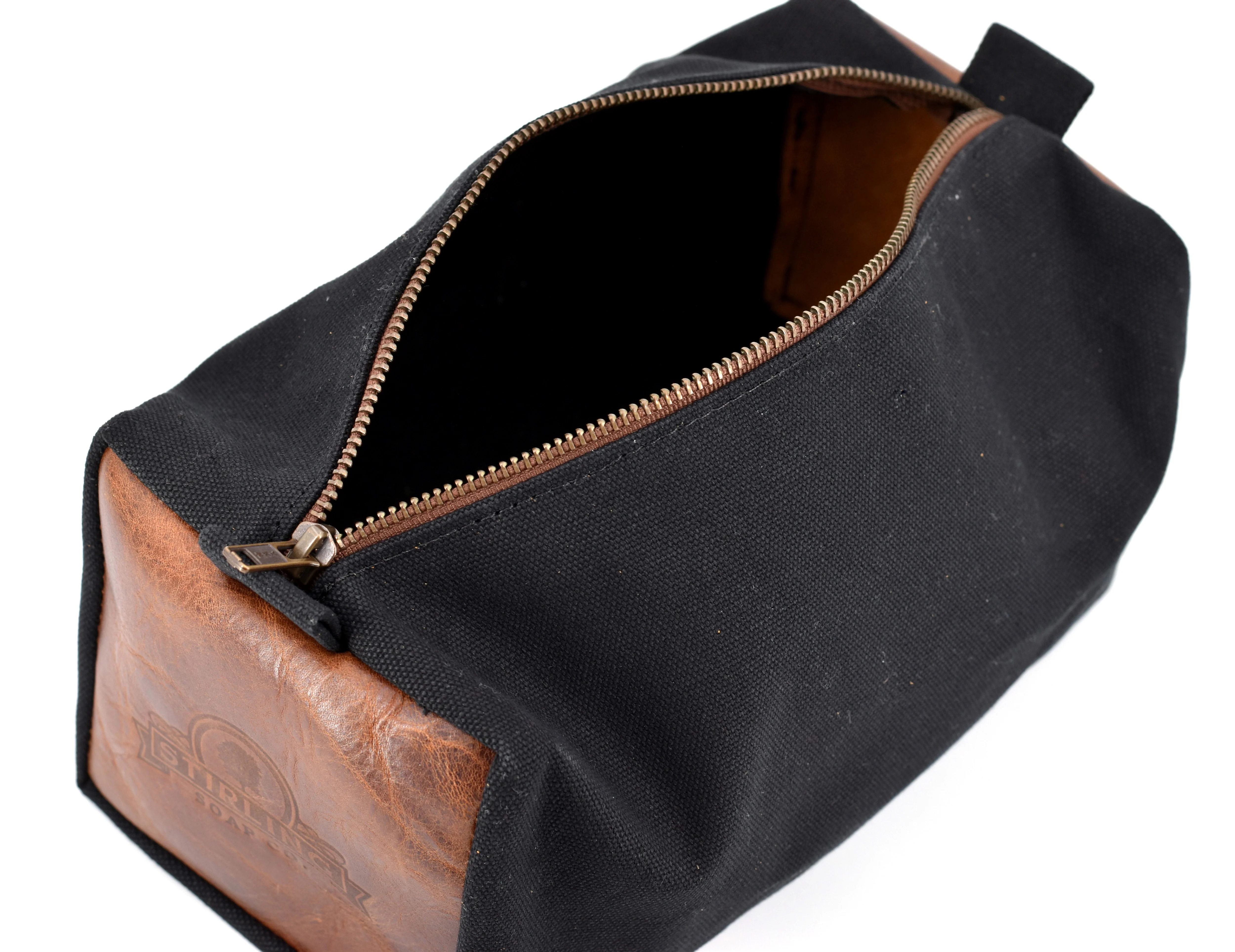 Water-Resistant Canvas/Premium Leather - Dopp Kit - Image 6