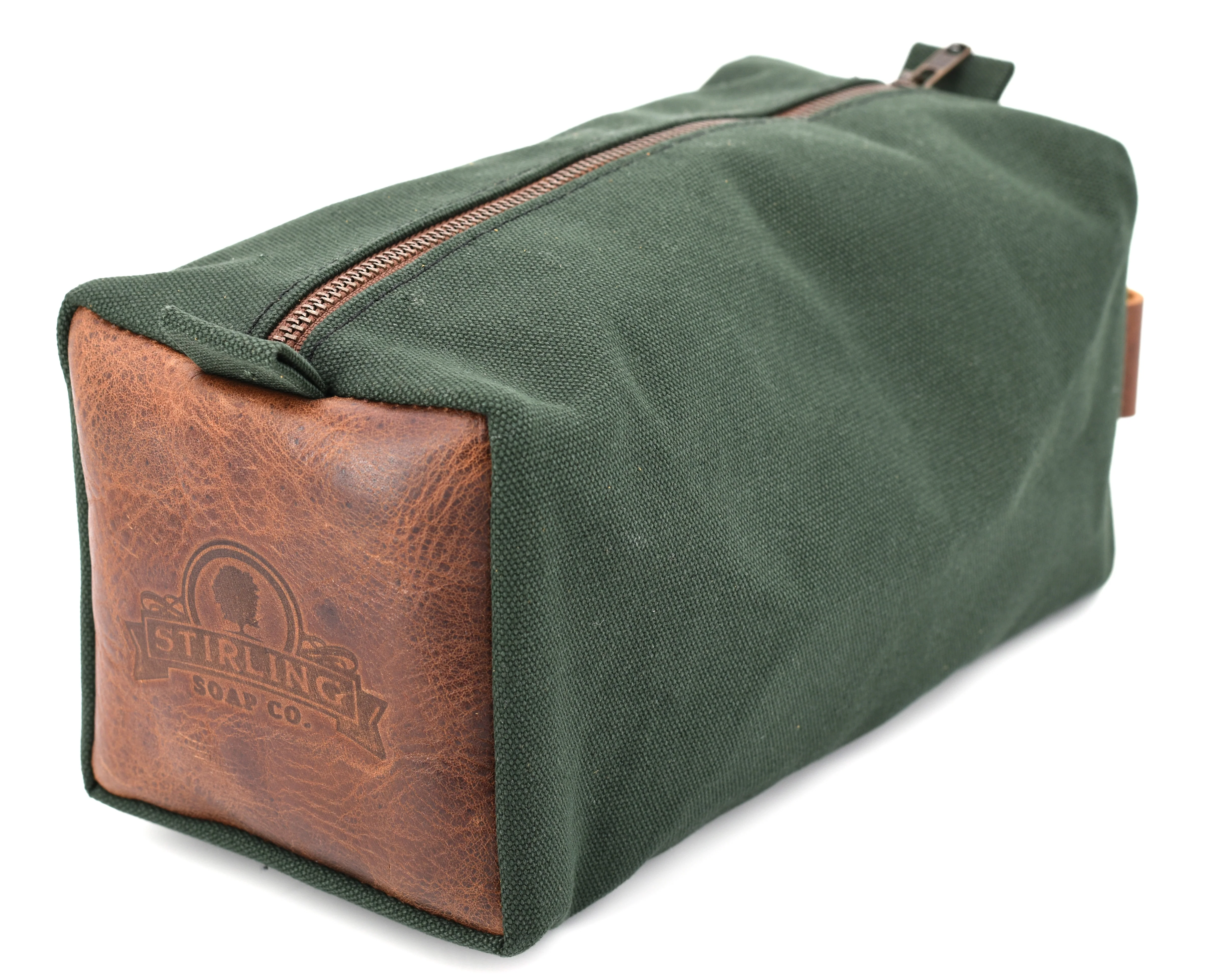 Water-Resistant Canvas/Premium Leather - Dopp Kit - Image 7
