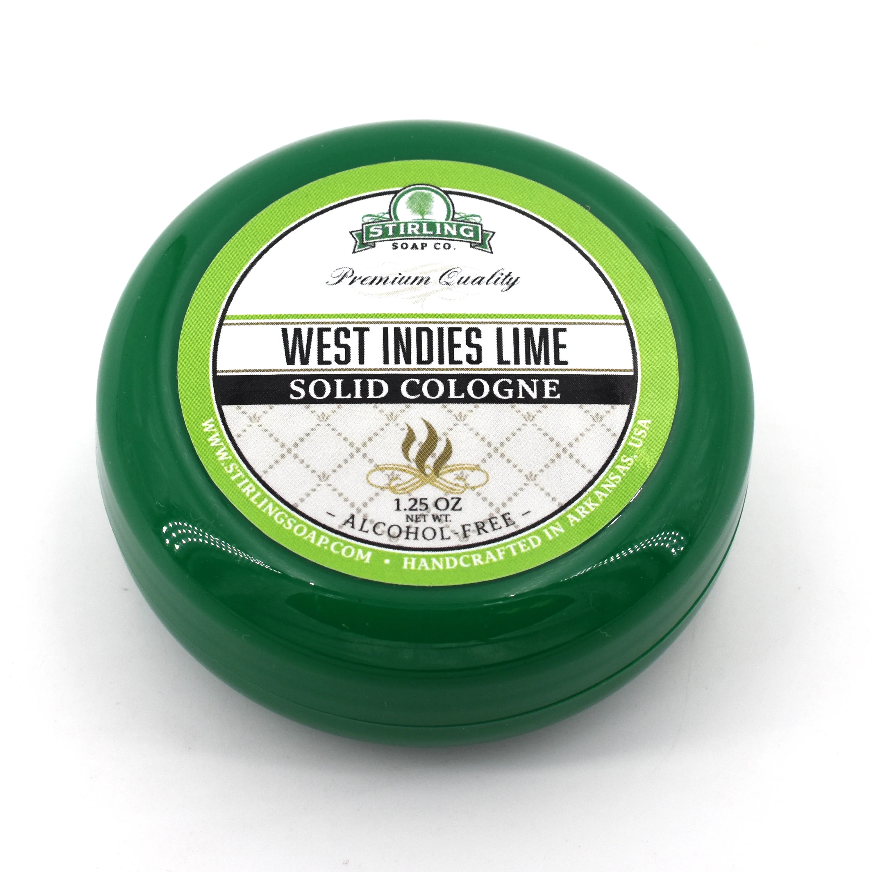 West Indies Lime - Solid Cologne Jar